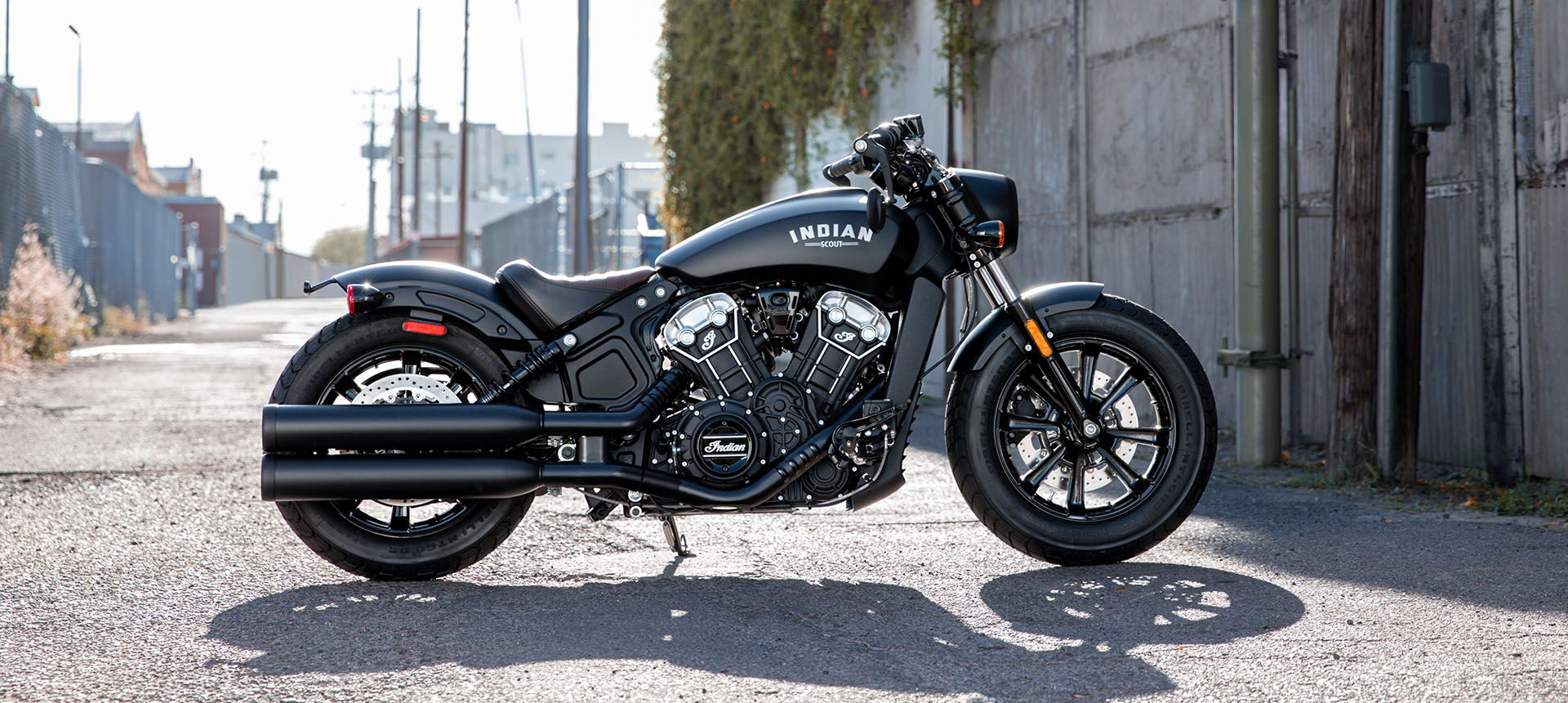 The New 2020 Indian Scout Bobber By Indian Motorcycle ... (1920 x 860 Pixel)